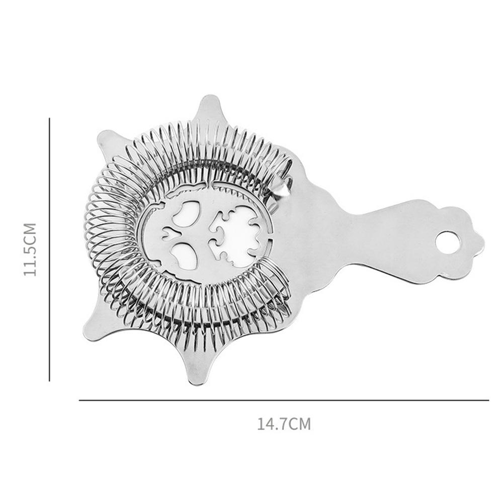 Stainless Steel Cocktail Strainer Ice Filter Shaker Ice Wire Mixed Drink Colander Professional Bartender Bar Tools