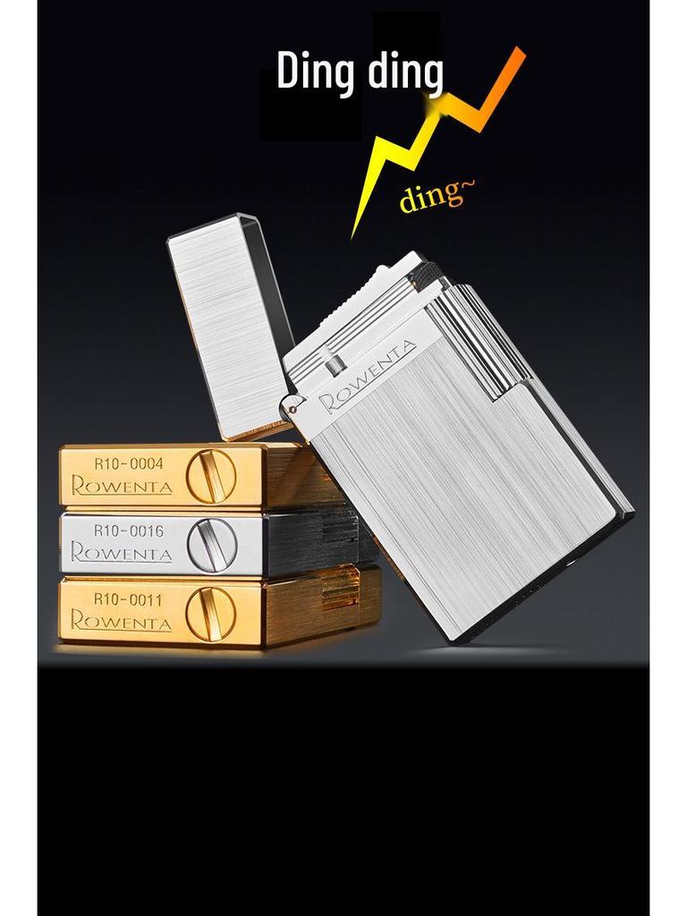 **New Good Luck Retro Flint Lighter**: Creative Side-Slip Ignition with Old-Fashioned Charm