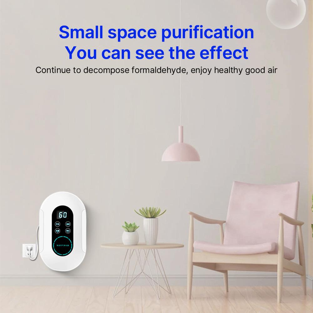 2-IN-1 Air Purifier and Ozone Sterilizer for Home with Timer Digital Touch Screen APP Control