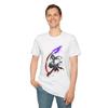 Anime Katana Warrior Fantasy Swordswoman Gothic Combat Unisex Softstyle T-Shirt
