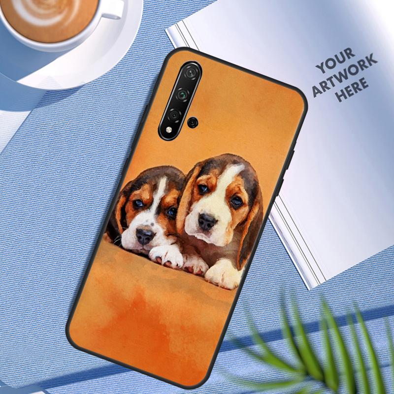 Beagle Puppy Dog For Huawei Nova 11 12i 3i 7i 8i 9 10 SE Y60 Y61 Y70 Y72 Y73 Y90 Y91 P20 P30 Pro P40 Lite Case