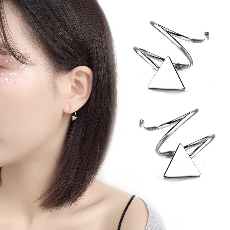 925 Sterling Silver Star Heart Charm Stud Earrings For Women Wedding Jewelry Prevent Allergy Boucle D 'Oreille Pendientes Eh1222