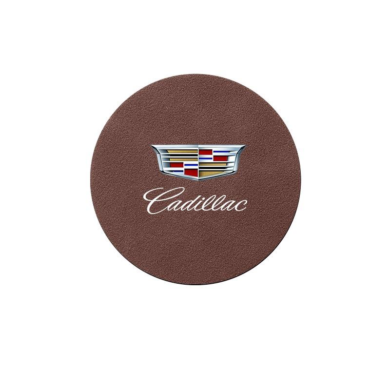 Car Water Cup Pad Non-slip Coaster Accessories For Cadillac CT5 CT6 CTS Seville ATS CT4 XTS Celestiq Ciel Escala SRX XT4 XT5 XT6 XLR ELR Elmiraj EXT