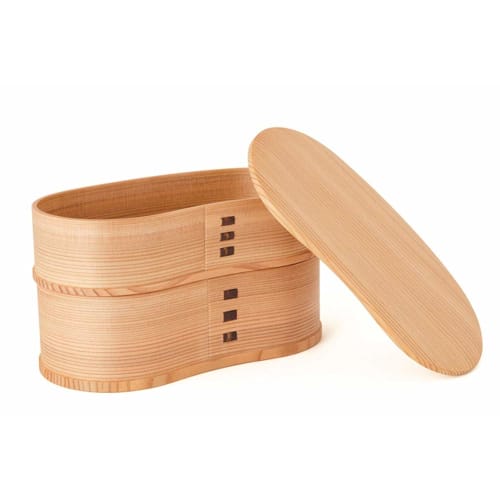 Made In Japan by Akita Odate Kogei, Magewappa Lunch Box (Hangou Style)