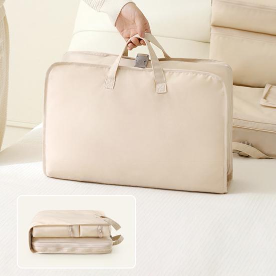 6-In-1 Compressible Storage Bag Hanging Packing Cube with Multiple Compartments Foldable Travel Organizer for Clothes Socks Underwear