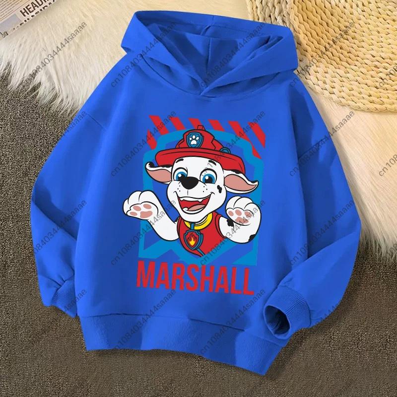 Cute PAW Patrol Kids Hoodies Skye Rubble Print Sweatshirt Trendy Long Sleeve Pullover Toddler Boys Girls Daily Outfit Gifts