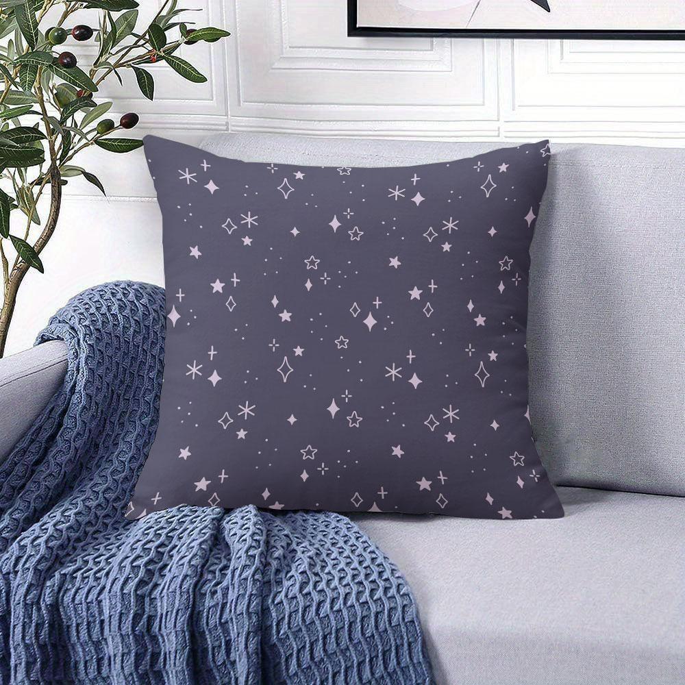 Twinkle Sky square Jacquard Pillow Cover for Sofa Office Waist Cushion Cover Home Decorative Pillowcase