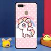 Cute Rainbow Unicorn Case For Oppo A16 A76 A96 A58 A78 A98 A5 A9 A91 A15 A17 A77 A52 A72 A74 A94 A54S A57S Cover