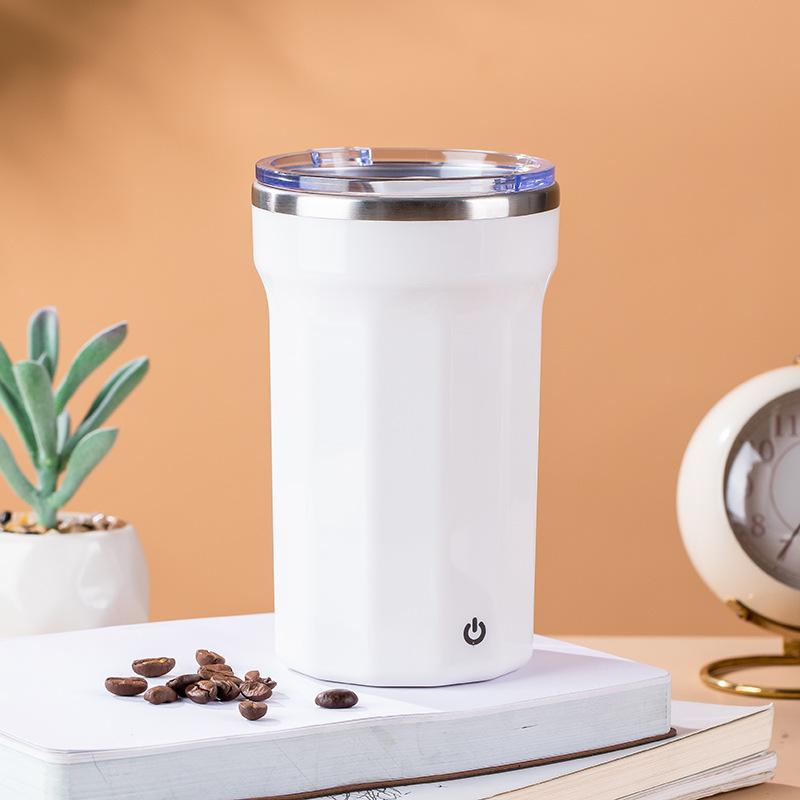 Automatic Self Stirring Mug Coffee Milk Juice Mixing Cup Electric Stainless Steel Lazy Rotating Mug Magnetic Stirring Cup
