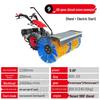 Compact Hand-Push Snow Sweeper for Efficient Road and Community Snow Removal