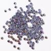 ZK Eco-Friendly Crystal AB 16 Cut Loose Flat Back Glass Hot Fix Rhinestone Bright Shiny Color Wedding Dress
