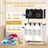 Laundry Sorter Basket Dirty Clothes Hamper 2/3 Layer Clothing Storage Rack Waterproof Clothing Sorting Basket for Laundry Room