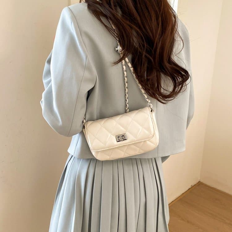 Rhombus bag women's shoulder crossbody armpit bag