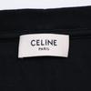 CELINE 2X15M671Q Black Crack Logo Stone Design T-Shirt tops S blackUsed