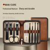 High-End Angled Beak Nail Clipper & Cuticle Tool Set