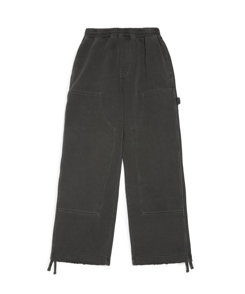 MARK GONZALES Distressed Pigment Sweatpants - Black