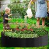 Felt Nonwoven Outdoor Garden Planter Round Flower Pot Garden Planting Bed