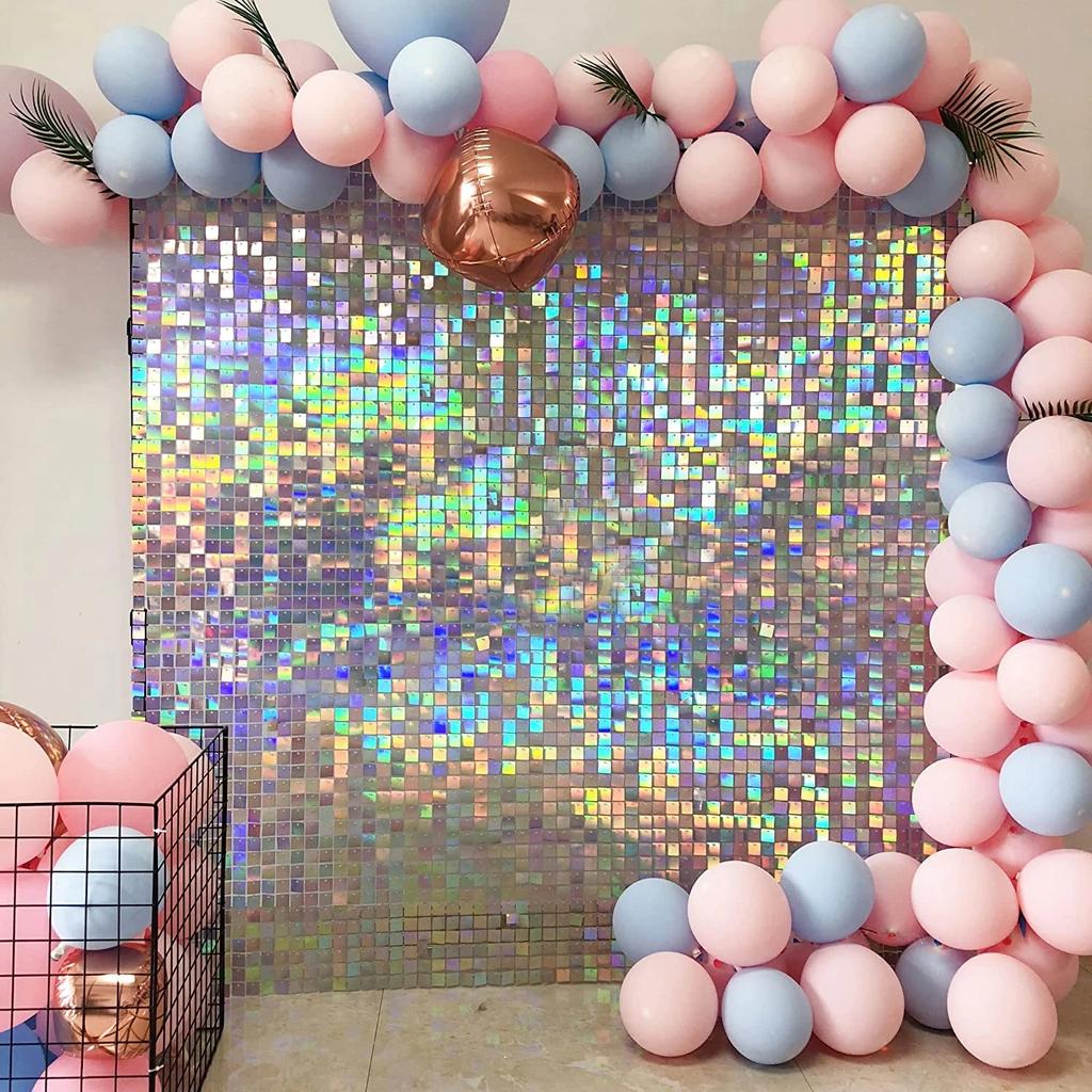 Sequin Wind Panels for Wedding, Birthday Party Stage Decoration Backdrop, Birthday Scene Decoration Supplies