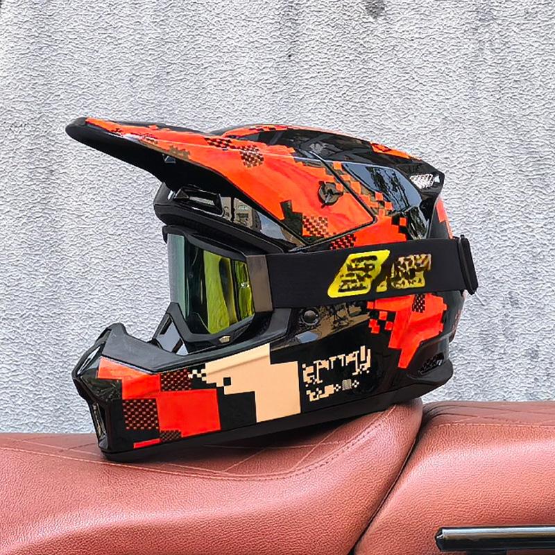 Off-Road Helmets Kids Teens Electric Bike Helmets Men and Women Rally Helmets Mountain Bike Riding Downhill