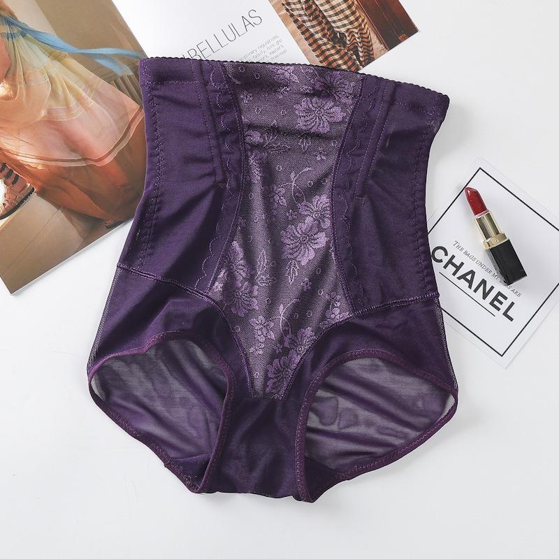 Postpartum High-Waist Shaping Underwear Women's Abdomen Lifting Hip-Threading Breathable Thin Waist Shaping Pants