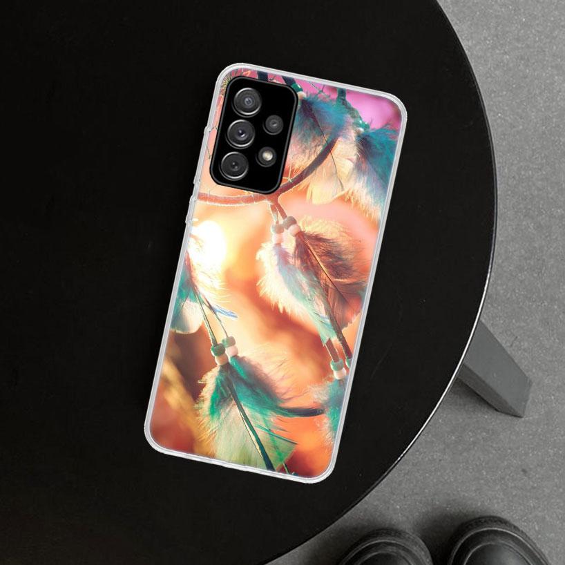 Dream Catcher Watercolor Phone Case for Samsung Galaxy A17 A16 A26 A36 A56 A57 A37 A15 A25 A35 A55 A14 A24 A34 A54 A13 A23 A33 A