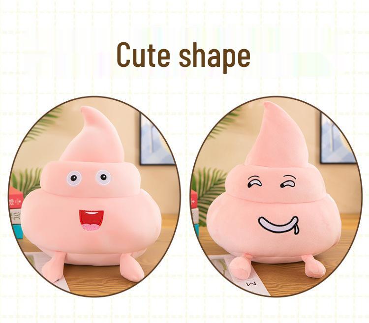 Funny Feces Plush Pillow - Creative Prank Gift Doll