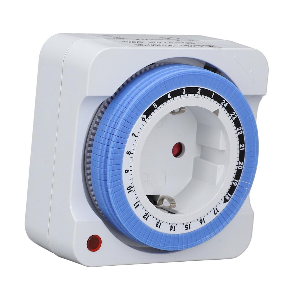 Zeitschaltuhr Steckdose Automatische Zeitsteuerung Lichtausgang 24 Stunden Mechanischer Steckdosen-Controller