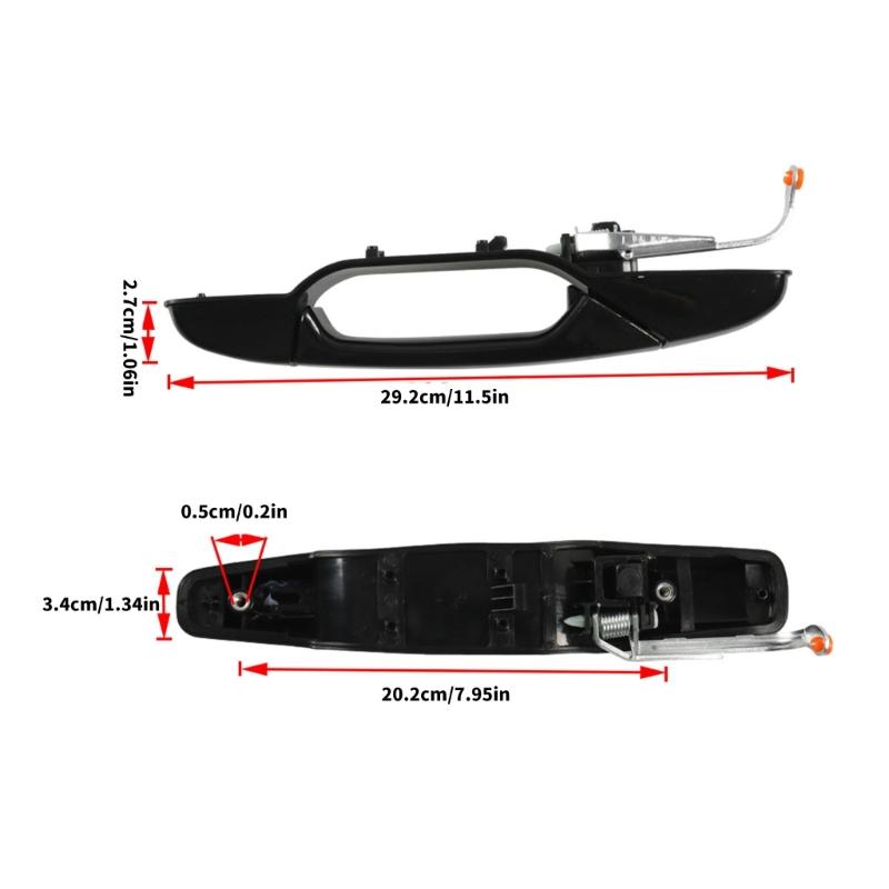 ABS Car Door Handle 20828237 25890260 Direct Fit Car Door Handle Replacement Vehicle Accessories Suitable for Vehicles