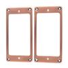 2Pcs Electric Guitar Pickup Frame Zinc Alloy   Pickup Mounting   Set 2 X 2mm