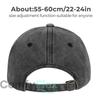 Happy Husky Portrait Fashion Washed Baseball Cap Hat Outdoor Activities