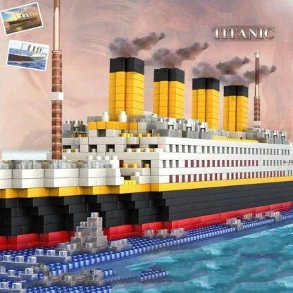 Titanic Big Ship Building Block Set 1860 Pieces