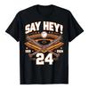 Mode Mays Willie Tribut San Francisco sag hey 1931 2024 T-Shirt Lässig USA Freizeit Rundhals Stil Druck Oberteile T-Shirt 01336