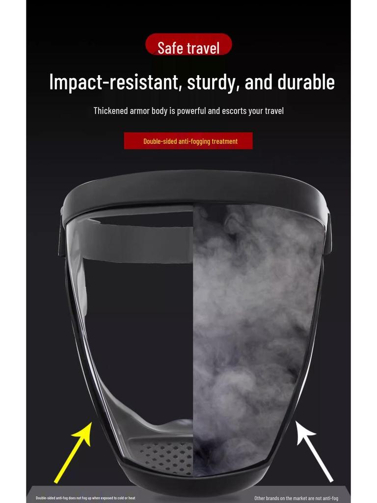 Pesticide Spray Mask: HD Anti-Dust, Non-Fog Full Face Shield