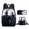 School Bag Three-Piece Set Large Capacity Student School Bag Children'S Backpack Satchel Pencil Case