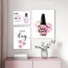 Nordic Fashion Girl Nail Beauty Salon Tweezers Wall Art Canvas Painting Posters And Prints Wall Pictures For Living Room Decor
