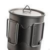 Titanium Camping Pot Set for Backpacking Excursions