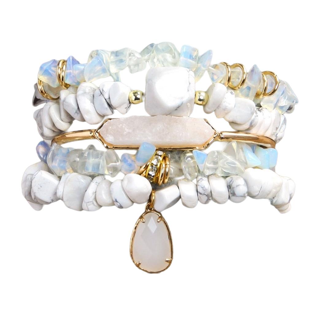 Natural Stone Bracelet Adjustable Bracelet Beads Bracelet Enhancing Peace and Self Discipline for Sophisticated Outfit