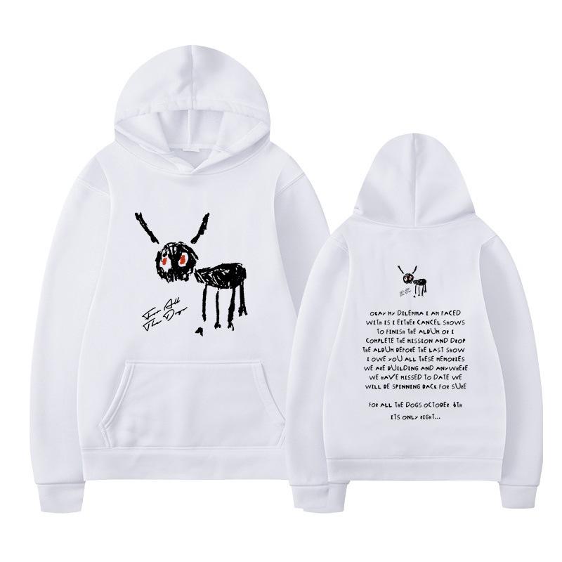 Rapper Drake for All The Dogs Letter Hoodie Design Men's Women's Sweatshirt Fleece Oversized Couples Streetwear Hoodies