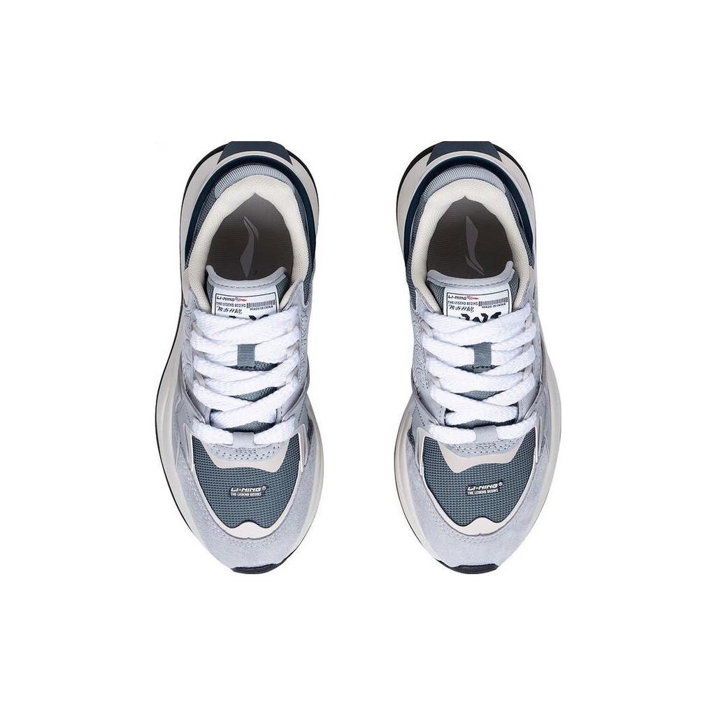 New LiNing 001 Innocence V2 Innocent V2 Durable Breathable Low Top Sports Casual Shoes Women's Gray Blue AGCT018-3