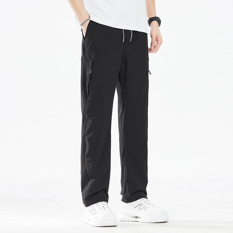 OVERPROTECTION it OP Men s Drawstring Straight Casual Pants M