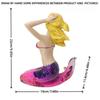 Mermaid Princess Figurine Set Entryway TV Stand Decor Resin Cartoon Ornament Gift Kids Home Living Room Holiday