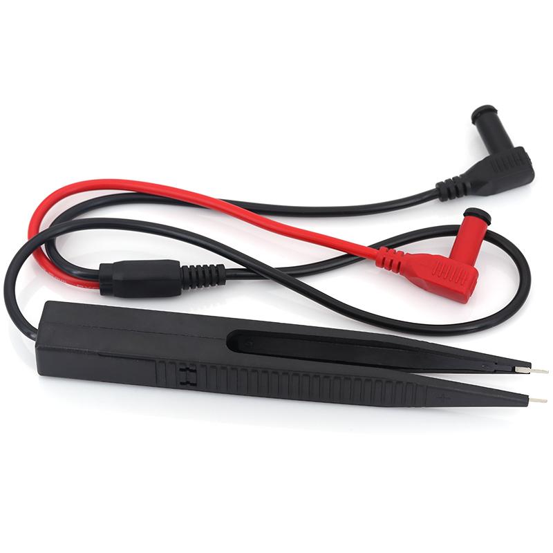 Stlxy SMD multimeter probe clip type test probe, capacitor inductor LCR chip probe, clip type SMD test probe