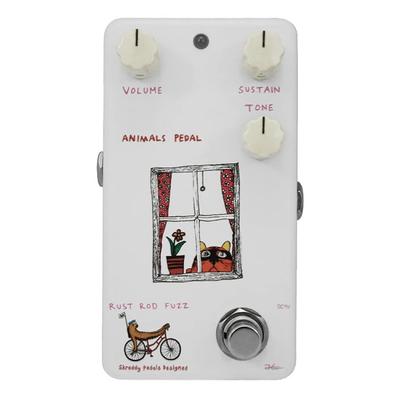 Zvířata Pedal Zvířata Pedal Rezavá Tyč Hlava Kytarový Efektor Typ Big Muff Fuzz/Fuzz Beranův