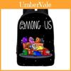 Among Us Childrens School Backpack With Oxford Fabric Breathable Design For Elementary Students