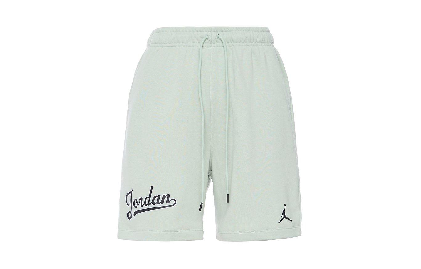 Jordan Flight MVP Solid Elasticated Waist Casual Shorts Men s Green FN4701-005 S