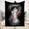 Gothic Style Blanket Warmthful Decor Great for Bed Office Picnics Four Seasons Multipurpose Stylish Decor Ideal Gift For Birthday Valentine'S Day