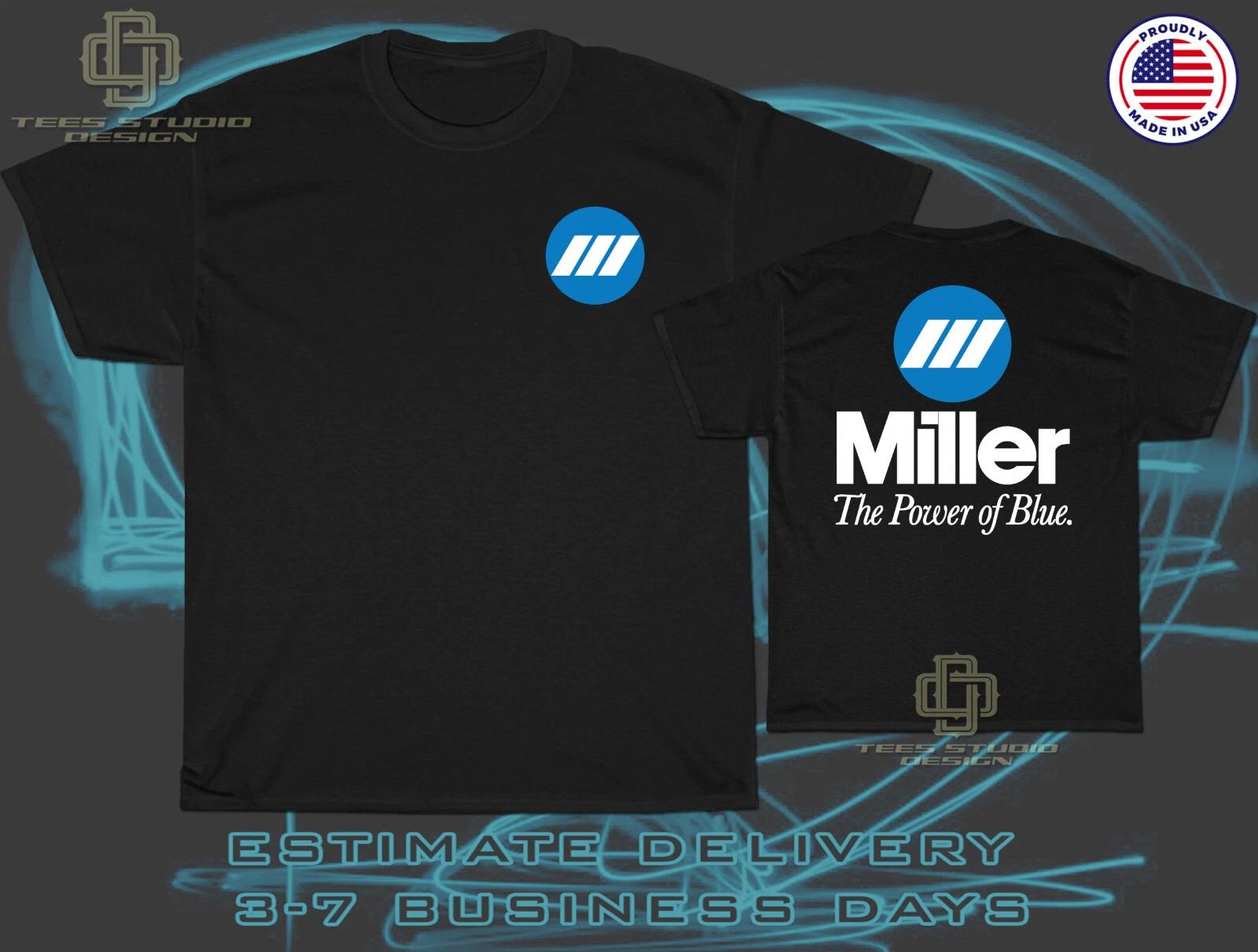 Miller Electric Welding Equipment Logo Men s T-Shirt American Twoside Tee Shirt M