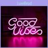 Vibes Neon Good Sign Led Word Usb Light Acrylic Lamp Bedroom Bar Party Decor