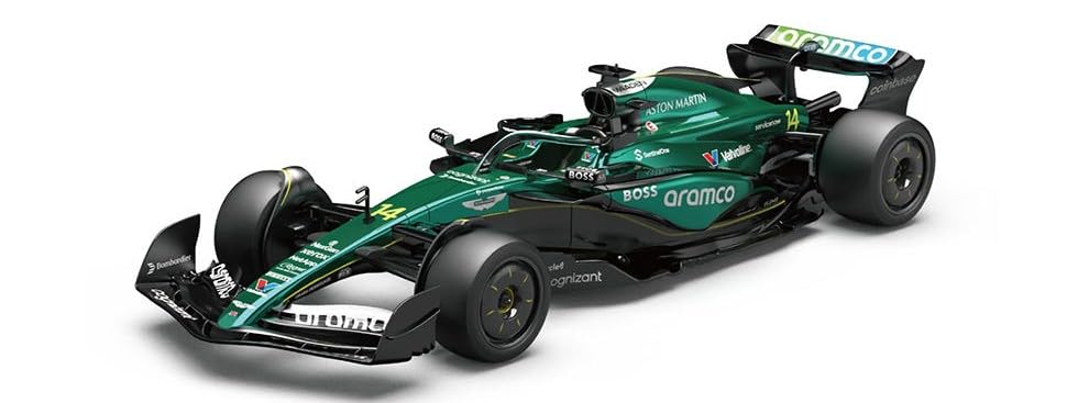 

RW F1 Aston Martin AMR 24 Fernando Alonso Green Diecast Model Car Finished Product RW5124 1/24 #14 /
