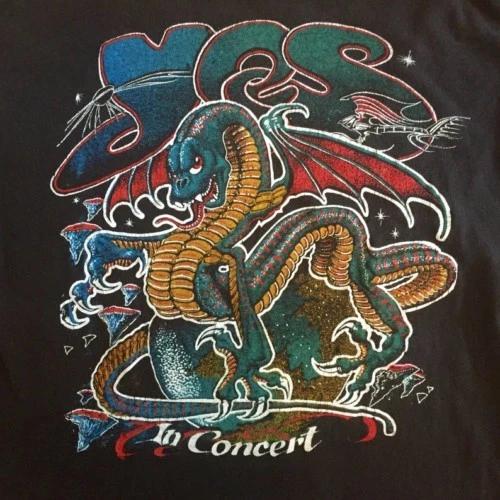 

Vintage 1978 YES Tour Band Concert Unisex Black Men S-234XL T-shirt E451 3XL